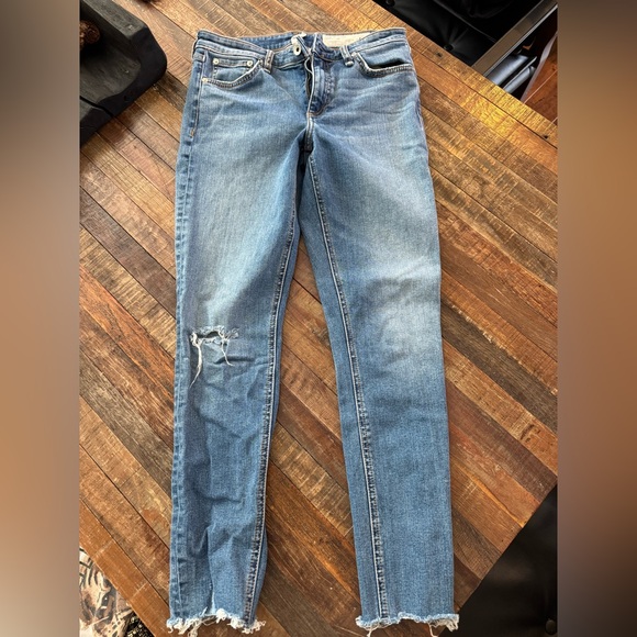 Rag & Bone Cate Mid Rise Skinny Ankle Jeans - Picture 3 of 3